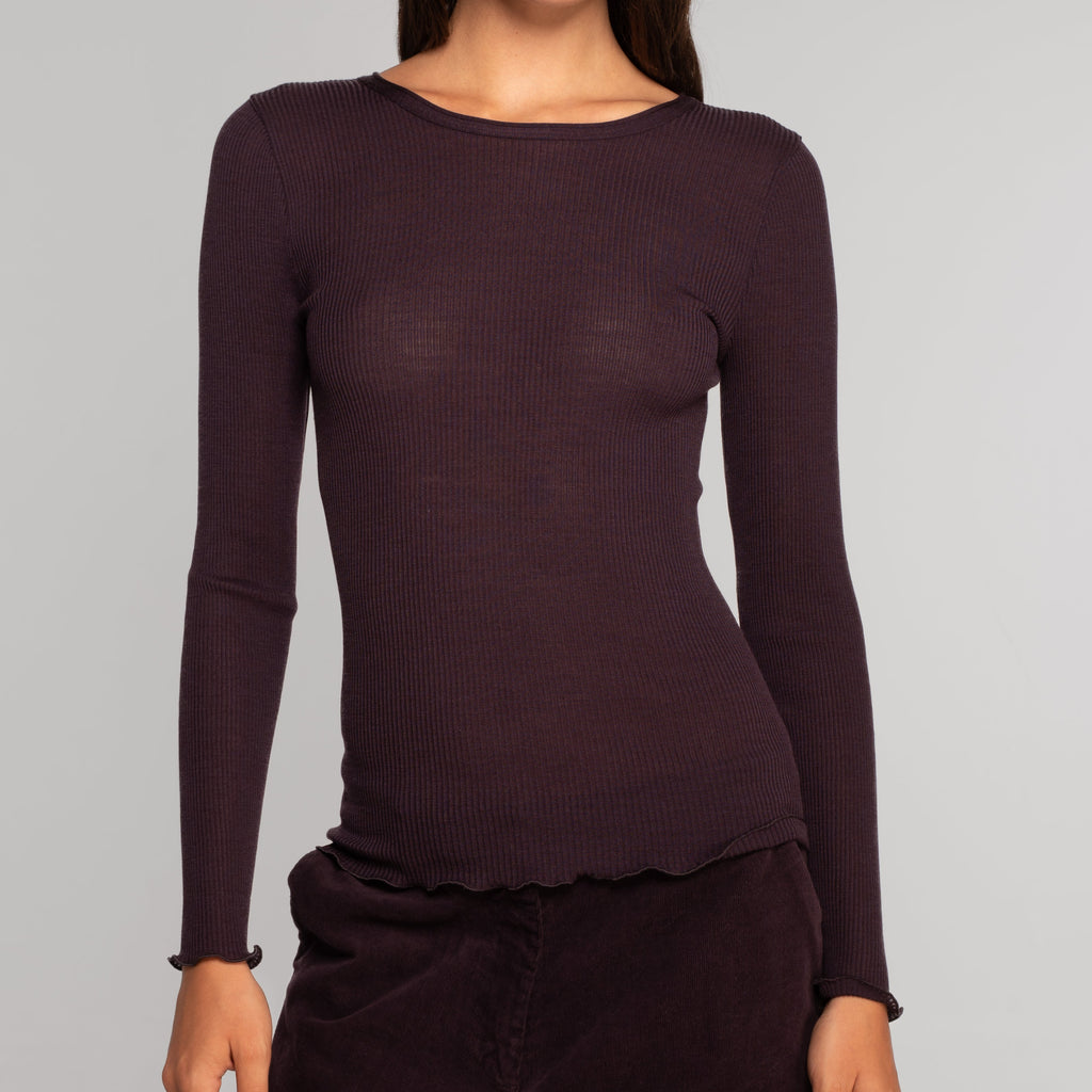 Oscalito Wool and Silk Long Sleeve Shirt